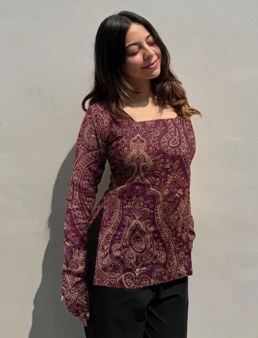Aaira Square Neck Kurti