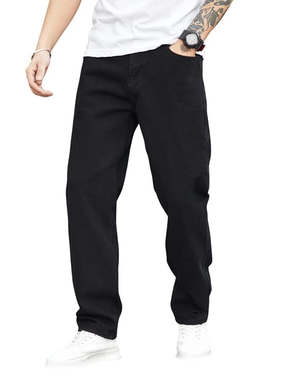 KOTTY Men's Straight Fit Jeans – Premium Stretch Denim for Comfort, Style, and Casual Versatile Wear