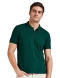ZYRAA HYPE - Symbol Men's Cotton Rich Solid Polo Tshirt | Collar Tshirts | Half Sleeves | Plain-Regular Fit