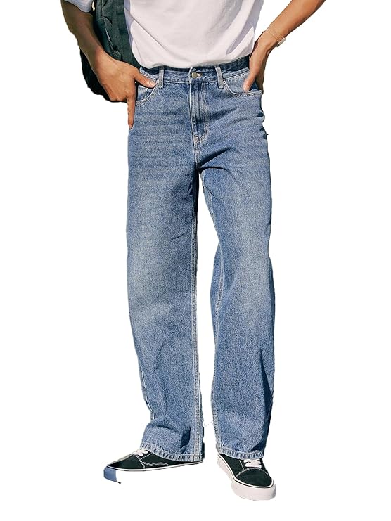 ZYRAA HYPE Men's Relaxed Fit Mid Rise Solid Straight Fit/Skinny Fit/Comfortable and Strechable Stylish Looking Jeans